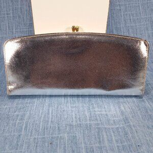 1950s Silver Fold Out Wallet/Clutch